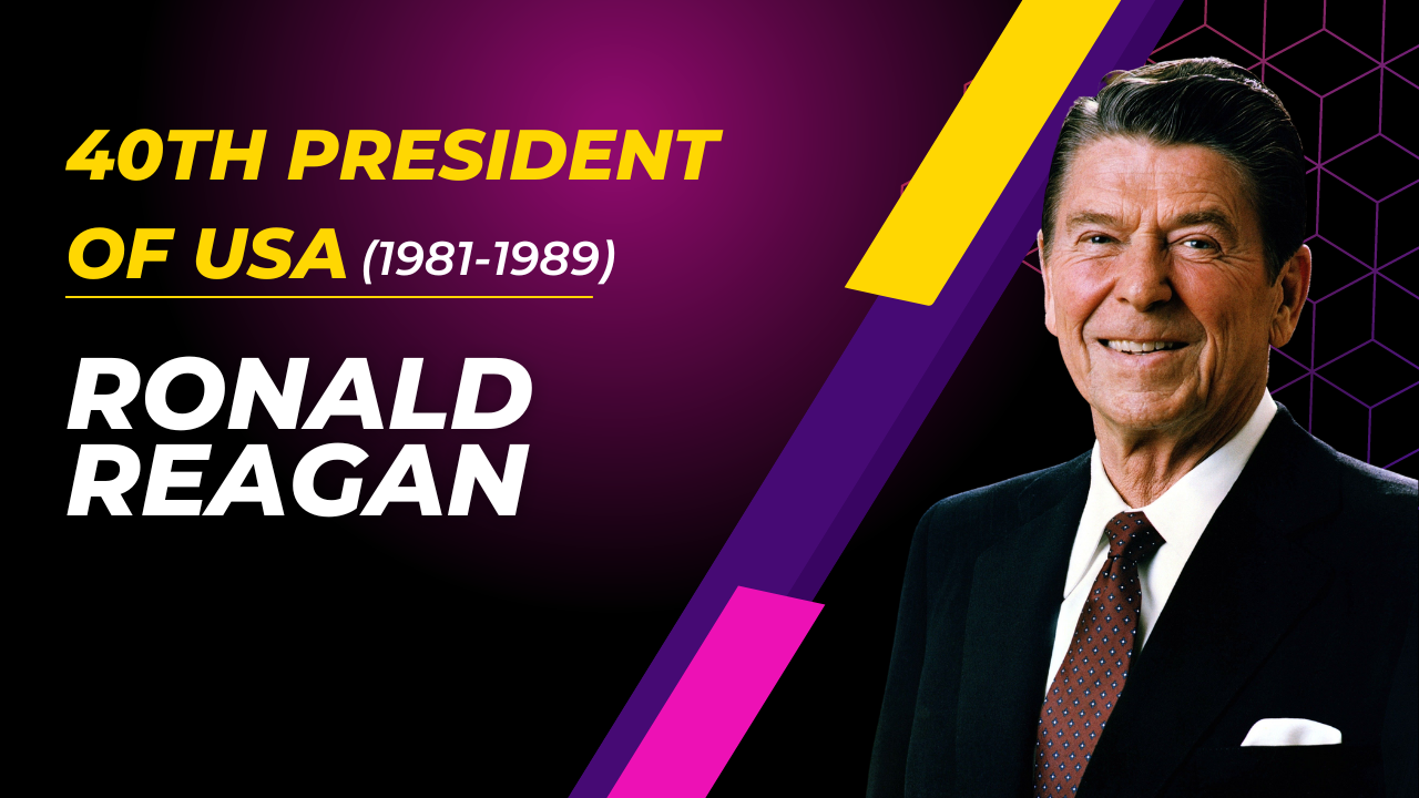 Ronald Reagan, the 40th President of the United States